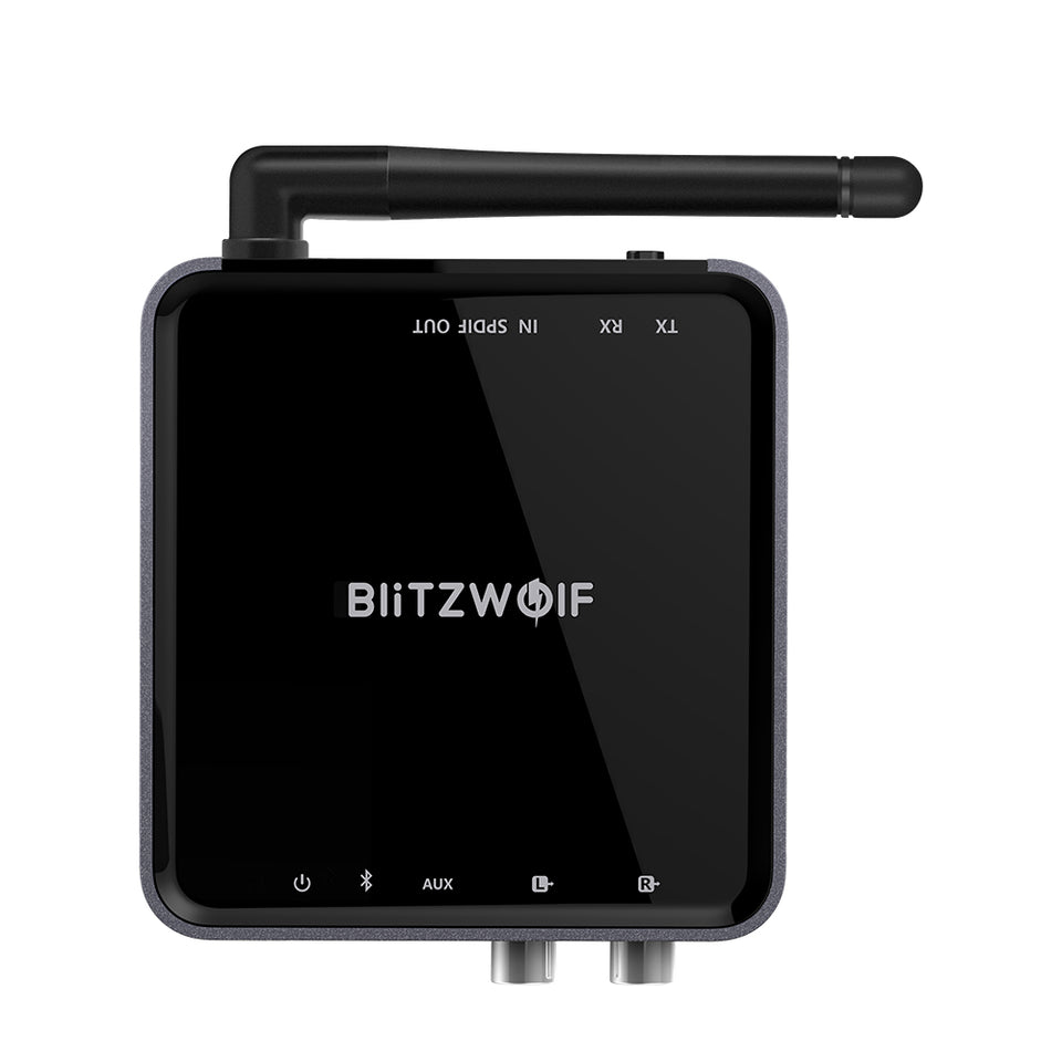 BlitzWolf® Bluetooth Receiver Transmitter Audio 2 in 1 Adapter - Long Range 164ft