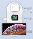 3 in 1 Wireless Fast Charging Pad for iPhone, Airpods and iWatch Qi - pepmyphone