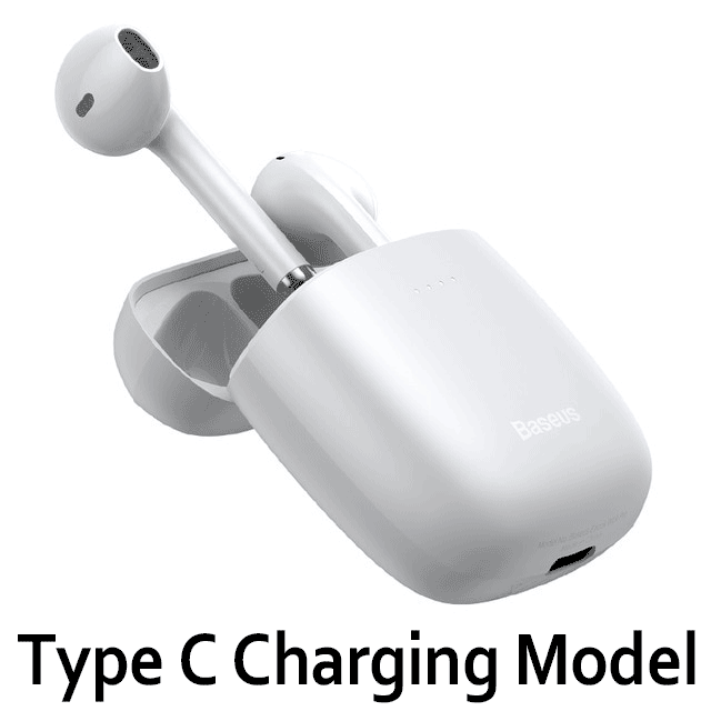 TWS Bluetooth 5.0 Wireless Stereo Touch Control Ear Pods with Wireless Charging Feature