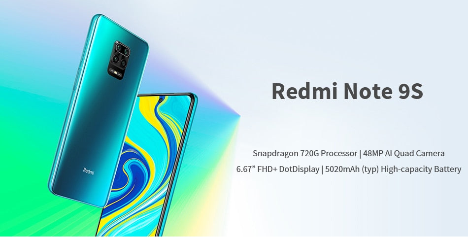 Xiaomi Redmi Note 9S 6GB RAM 128GB Smartphone 