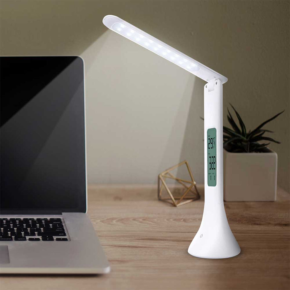 LED Desk Lamp with Temperature Clock Alarm Calendar Dimmable pepmyphone (2)