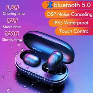 Wireless Ear Pods with Controls, Bluetooth 5.0 HD Stereo - pepmyphone