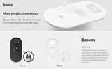 3 in 1 Wireless Fast Charging Pad for iPhone, Airpods and iWatch Qi - pepmyphone