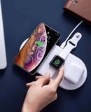 3 in 1 Wireless Fast Charging Pad for iPhone, Airpods and iWatch Qi - pepmyphone