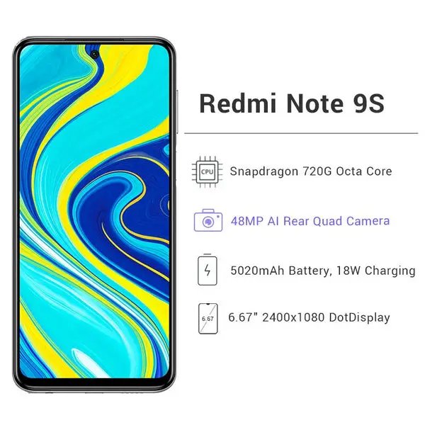 Redmi Note 9S 6GB RAM 128GB Smartphone – pepmyphone