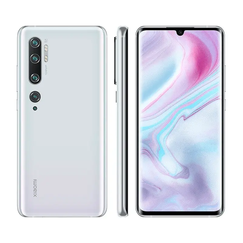 Xiaomi Note 10 6GB 128GB White Color Front & Back Side