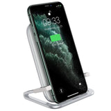 Baseus Qi Wireless Charger Station and Phone Holder - Patented Design 3 Styles in 1 - White