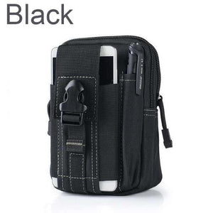 Tactical Holster Military EDC Hip Bag with zipper for Smartphones - pepmyphone