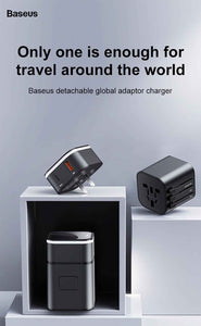 Baseus 18W World Travel Charger with Quick Charge 3.0 & Power Delivery - pepmyphone